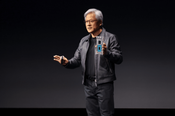 Nvidia　founder　and　CEO　Jensen　Huang　delivers　a　special　address　at　SIGGRAPH　on　Aug.　8,　2023,　in　Los　Angeles　(Captured　from　Nvidia　website)