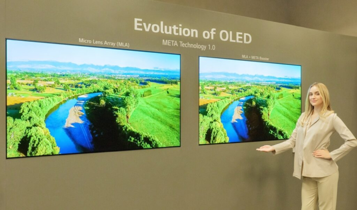 LG　Display's　third-generation　OLED　TV　panel　with　meta　tech　was　released　in　March　2023