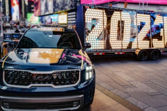 Innocean-prepared　Kia　America's　New　Year's　promotion　event　in　New　York's　Times　Square　(Courtesy　of　Innocean) 
