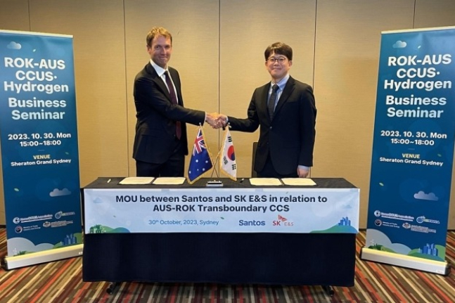 SK　E&S　to　pursue　cross-border　CCS　with　Australia’s　Santos