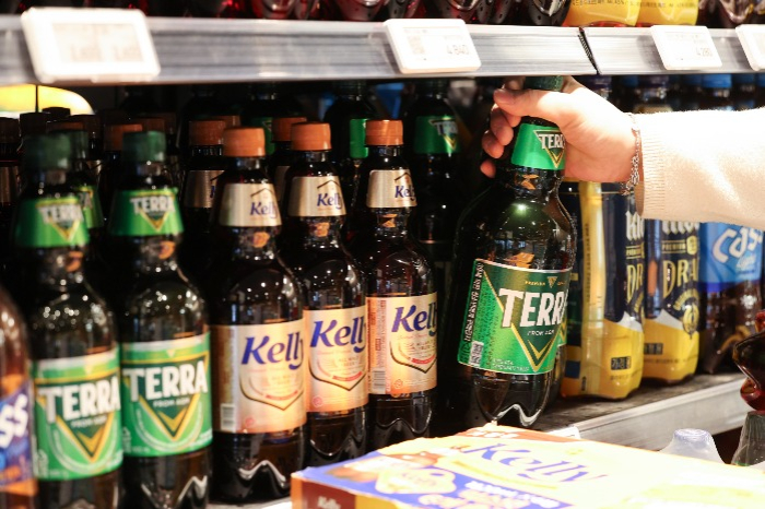 HiteJinro's Terra and Kelly beers