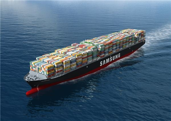Samsung　Heavy　Industries'　21,100-TEU　ultra-large　container　ship