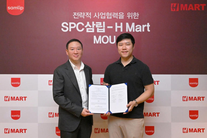 SPC　Samlip　partners　with　H　Mart　to　enter　US　market