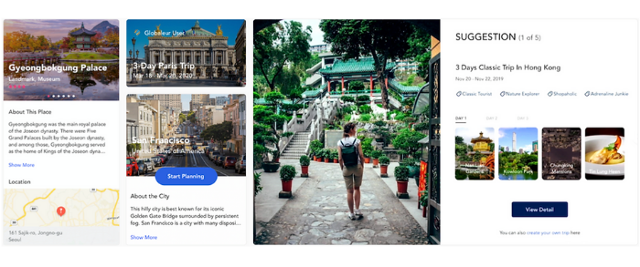 Screenshot captured from Globaleur website
