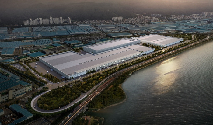 The　virtual　image　of　Hyundai’s　new　EV　plant　in　Ulsan　(Courtesy　of　Hyundai)