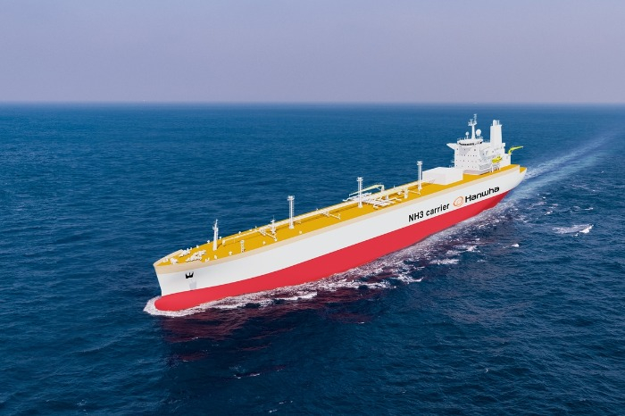 Hanwha Ocean wins world's largest ammonia carriers order