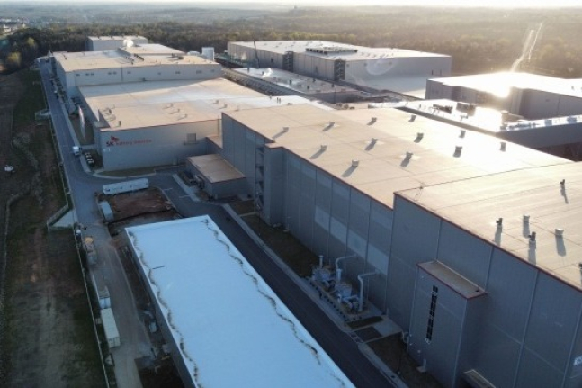 Overview of SK On's factory in Georgia