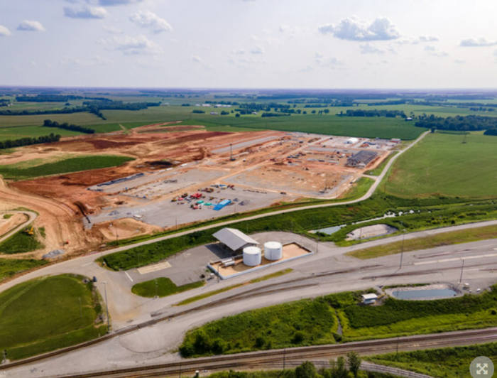 A cathode materials plant of SK Ecoplant and Ascend Elements under construction in Kentucky, US (Courtesy of Ascend)