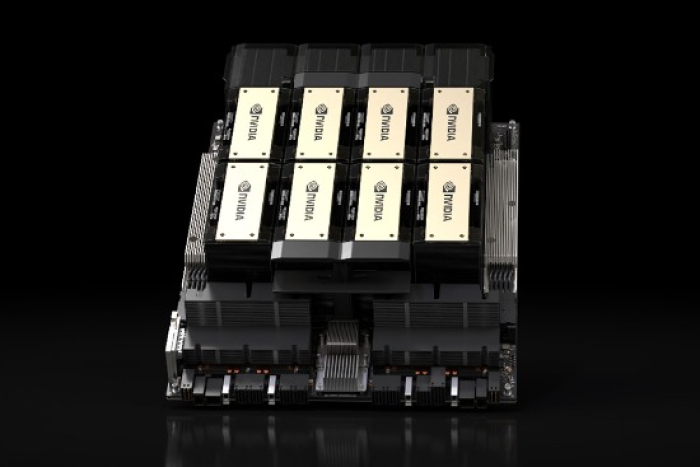 Nvidia's　H200　Tensor　Core　GPU　(Photo　captured　from　Nvidia's　website)