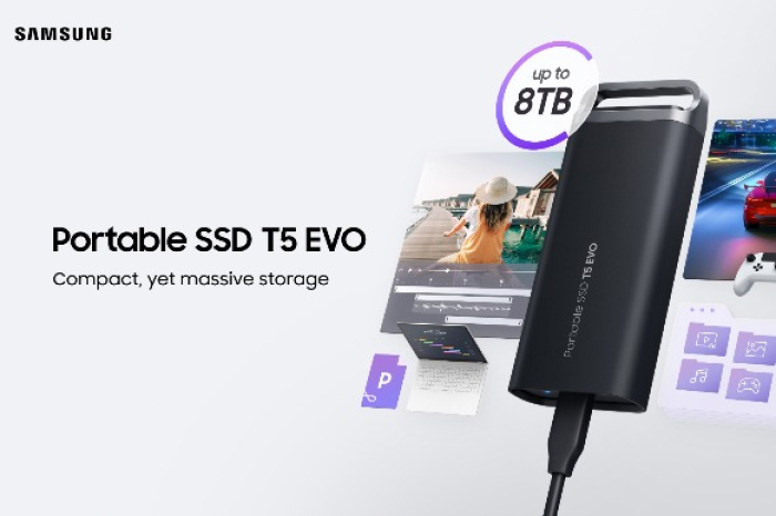 Samsung　launches　8TB　portable　SSD　T5　EVO