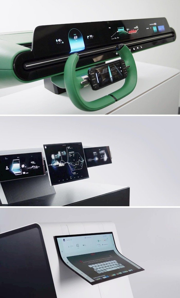 LG　Electronics　unveiled　concepts　of　next-generation　digital　cockpit　and　automotive　displays　in　September　2023