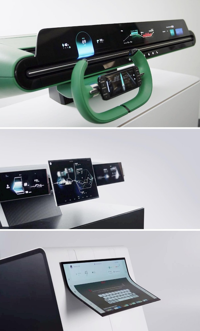 LG Electronics unveiled concepts of next-generation digital cockpit and automotive displays in September 2023