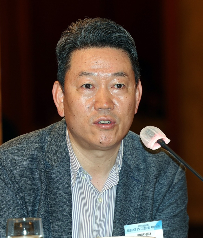 Hyundai　Motor　CFO　Seo　Gang　Hyun　has　been　appointed　CEO　of　Hyundai　Steel　(File　photo　by　Moon-Chan　Hur)