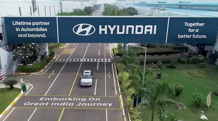 Hyundai　Motor's　plant　in　Chennai,　Tamil　Nadu　in　India　(Courtesy　of　Hyundai　Motor)