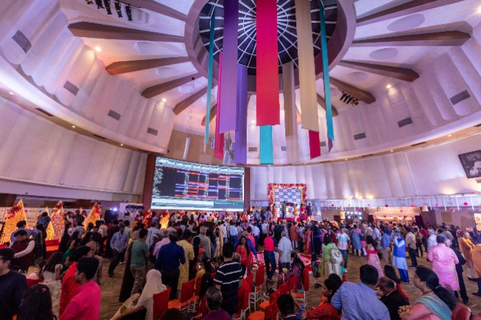 Bombay　Stock　Exchange　(BSE)　in　Mumbai,　India (Courtesy　of　Yonhap)