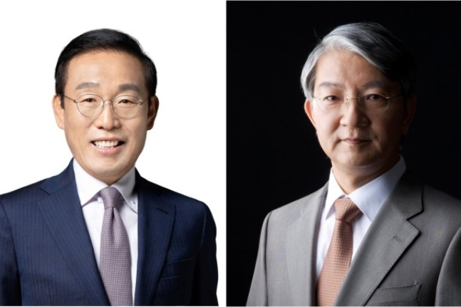 President　of　NAEK　Kinam　Kim　(left)　and　Vice　President　Sang　Yup　Lee　(Courtesy　of　NAEK)
