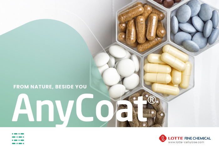 AnyCoat,　Lotte　Fine　Chemical's　brand　for　cellulose　ethers　used　in　pharmaceutical　drugs　(Screen　capture　from　Lotte　Fine　Chemical　brochure) 