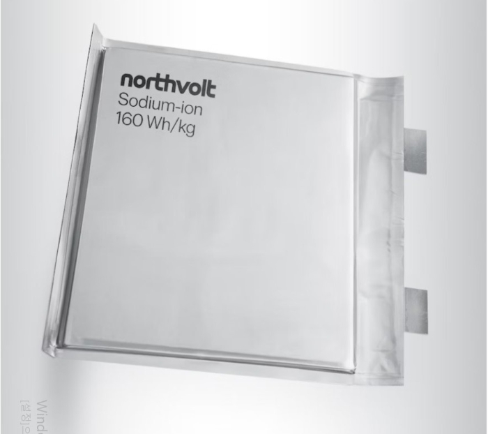 Northvolt's sodium-ion battery (Photo captured from Northvolt's website)