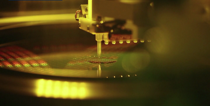A semiconductor wafer