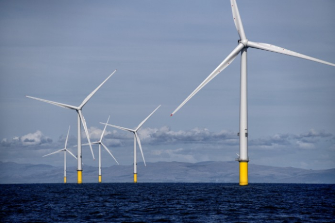 The Orsted-operated Walney Extension offshore wind farm off the coast of Blackpool, England (Courtesy of Orsted)