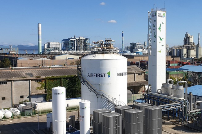 AirFirst's　industrial　gas　facilities　in　Korea　(captured　from　AirFirst's　website)