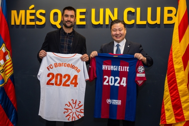 Hyungji　Elite　selected　as　official　partner　of　FC　Barcelona