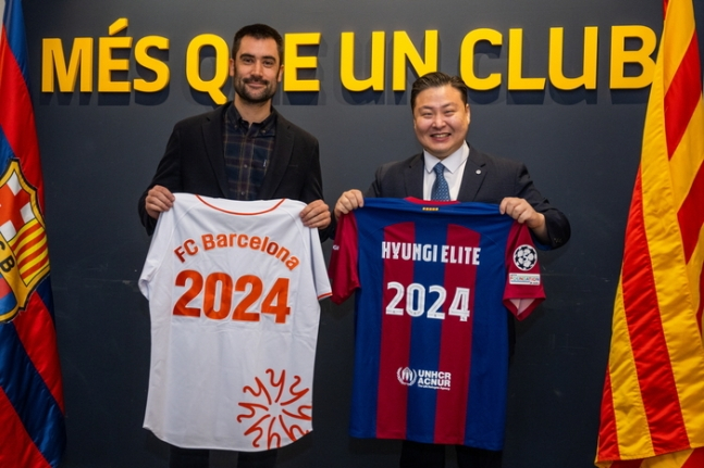 Hyungji Elite selected as official partner of FC Barcelona