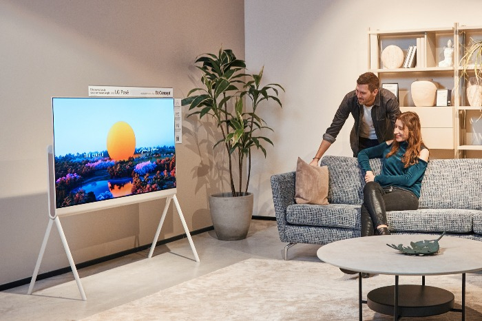 LG collaborates with BoConcept for TV interior design