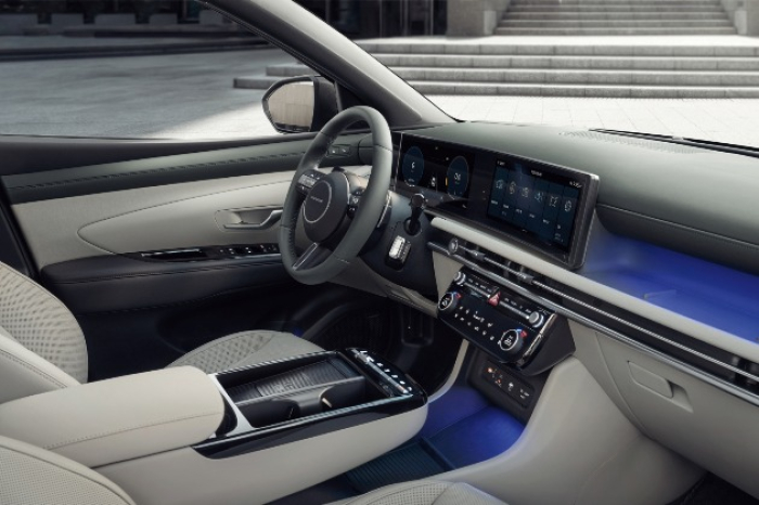 Interior　of　The　new　Tucson　(Courtesy　of　Hyundai　Motors)