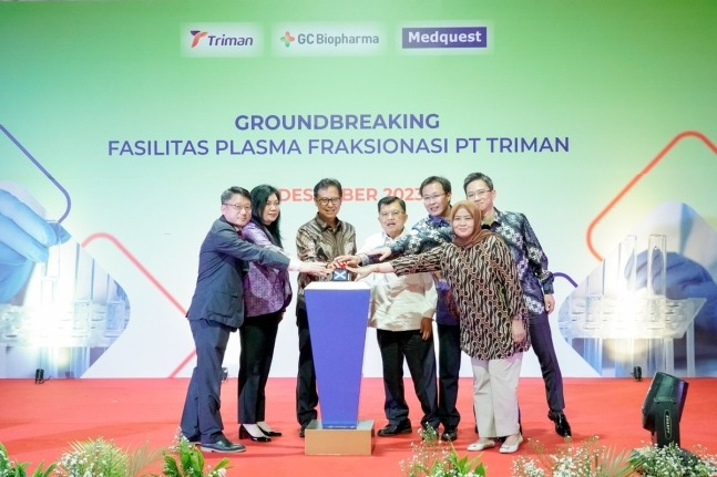 GC　Biopharma　breaks　ground　on　blood　product　plant　in　Indonesia　