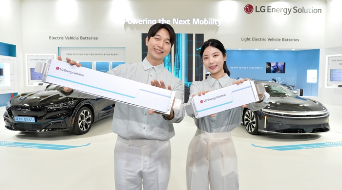 LG Energy Solution's batteries at Interbattery 2023