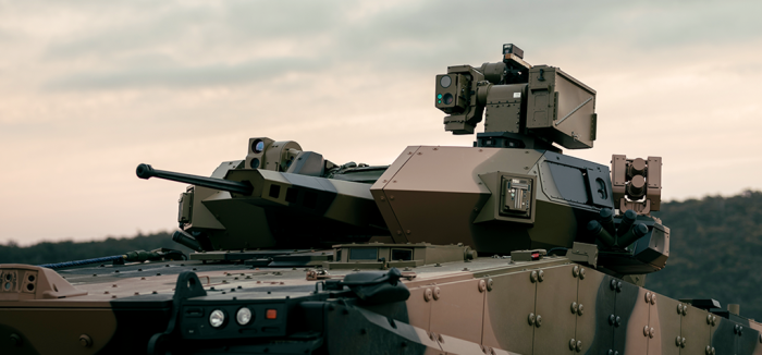 Hanwha Aerospace armored vehicle Redback (Courtesy of Hanwha Defense Australia)