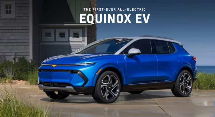 The　Equinox　EV　will　be　unveiled　in　2024　(Screenshot　captured　from　General　Motors'　website)