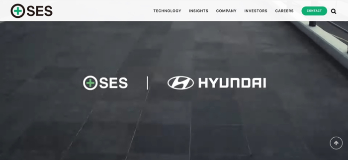 Hyundai　Motor　is　a　strategic　partner　of　US　battery　startup　SES　AI