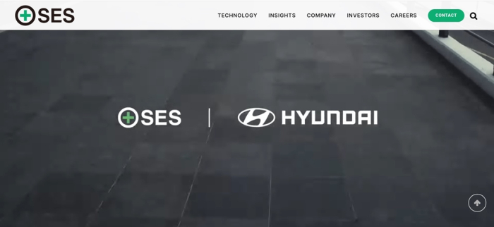 Hyundai Motor is a strategic partner of US battery startup SES AI