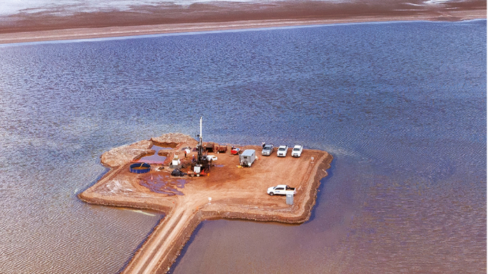 The Hombre Muerto salt lake in Argentina (Screenshot captured from POSCO Holdings' website)