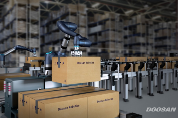 Doosan　Robotics'　H-Series　collaborative　robot　system　(Courtesy　of　Doosan　Robotics) 