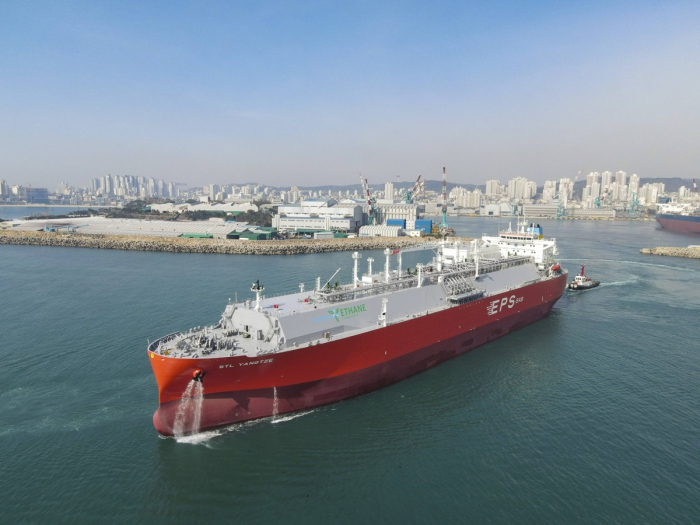 HD Hyundai Heavy Industries conducted sea trials of the ultra-large ethane carrier delivered in 2022