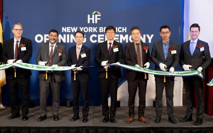 Opening　ceremony　for　the　Korea　Housing　Finance　Corp.'s　New　York　office