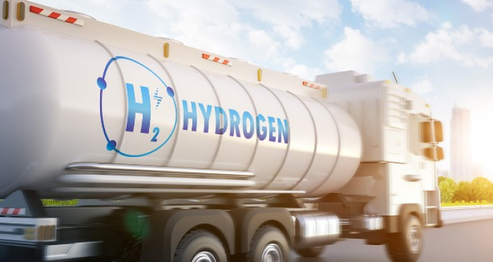 Transportation of liquid hydrogen (Photo captured from SK E&S' website)