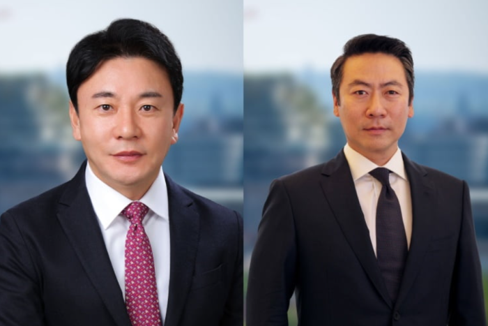 MQ　Group　CEO　Yigeun　Kim　(left),　Qube　Industrial　CEO　James　Lim