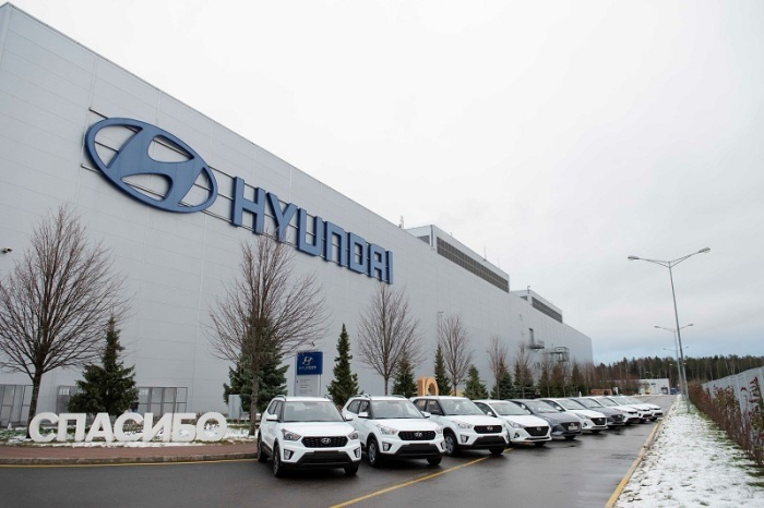 Hyundai Motor's plant in St. Petersburg (File photo, courtesy of Hyundai Motor Manufacturing Rus)