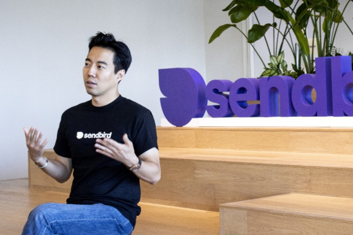 Sendbird　CEO　and　co-founder　Kim　Dong-shin　in　September,　2022