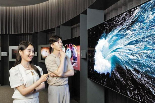 LG　Display's　third-generation　OLED　TV　panel　(Courtesy　of　LG)