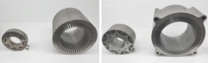 Motor cores (Screenshot captured from POSCO International website)