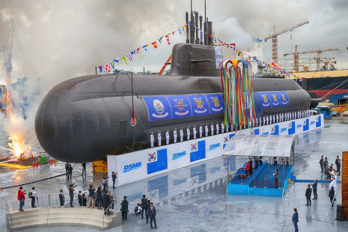 Hanwha Ocean's KSS-III Dosan Ahn Chang-ho submarine, developed in 2021 (Courtesy of Hanwha)