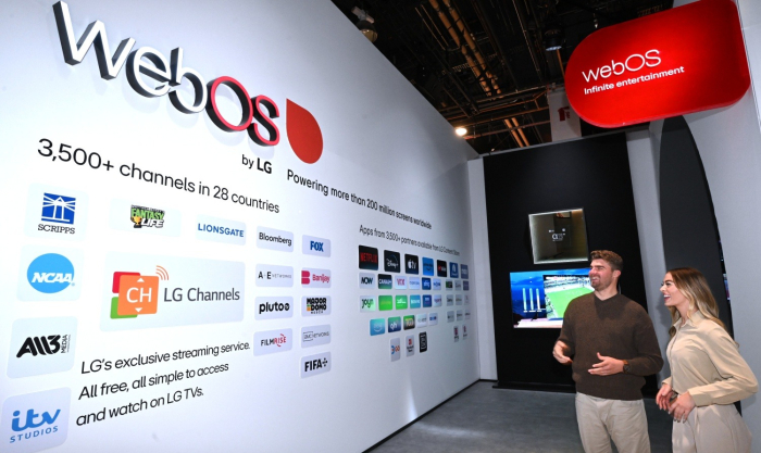 LG　Electronics　webOS　zone　at　CES　2024　(Courtesy　of　LG　Electronics)