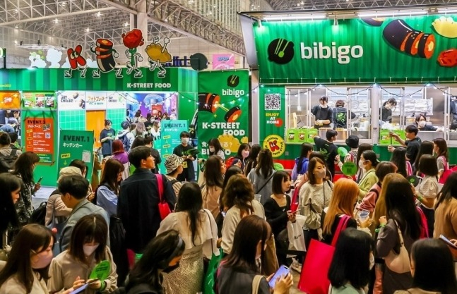 CJ CheilJedang introduces Bibigo Korean food at CJ ENM’s annual K-pop festival KCON (Courtesy of CJ CheilJedang)