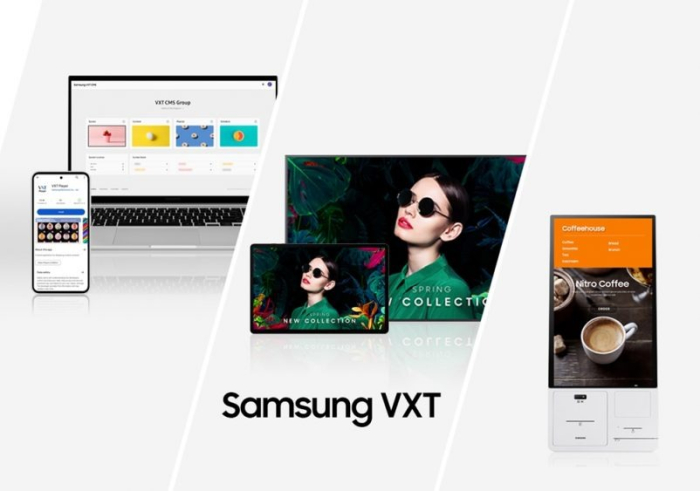 Samsung Visual eXperience Transformation (VXT), a next-generation signage operating platform (Courtesy of Samsung Electronics)