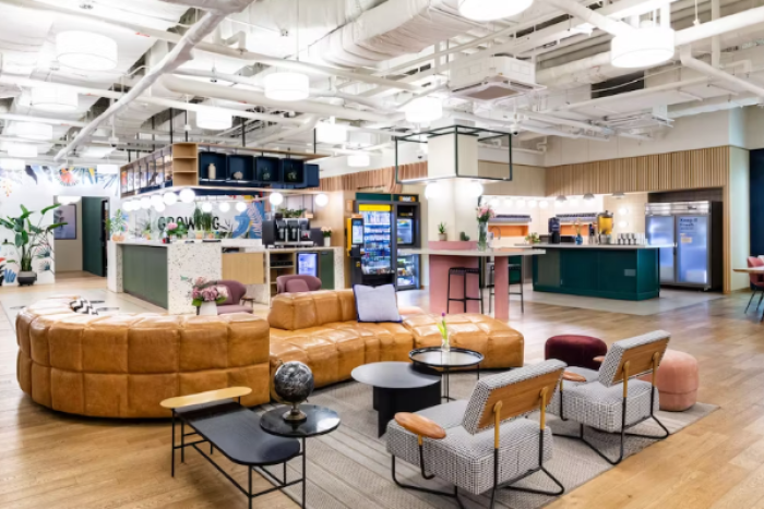WeWork workspace in Teheran-ro, southern Seoul (Image captured from WeWork Korea)